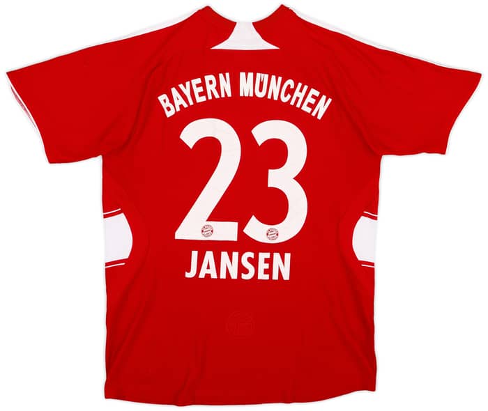 2007-08 Bayern Munich Home Shirt Jansen #23 - 5/10 - (XL.Boys)