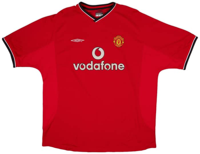 2000-02 Manchester United Home Shirt Solskjaer #20 - 7/10 - (XXL)