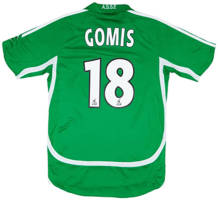 2006-07 Saint Etienne Home Shirt Gomis #18 - 7/10 - (S)