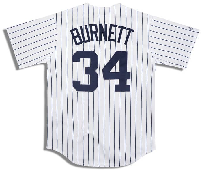 2009-11 New York Yankees Burnett #34 Majestic Jersey (Home) M