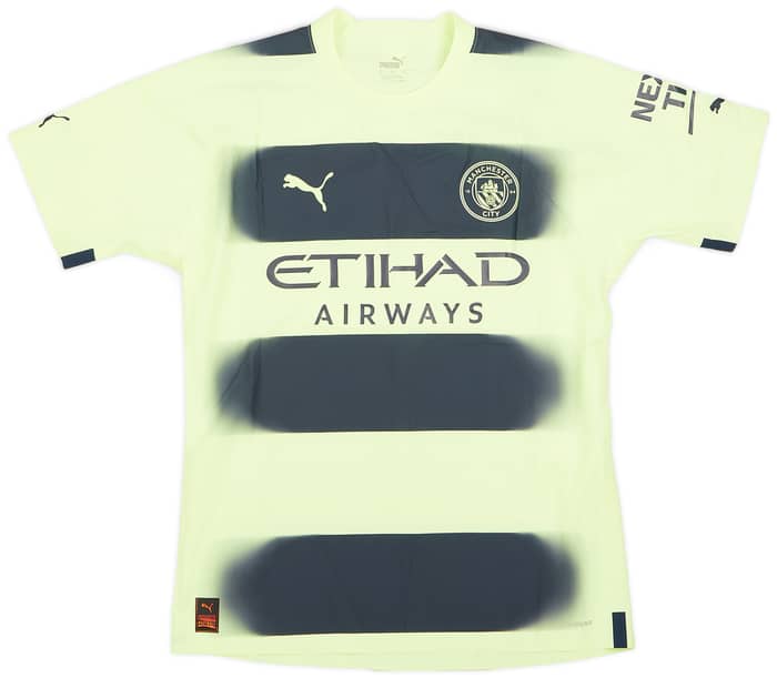 2022-23 Manchester City Match Issue FA Cup Third Shirt Perrone #32