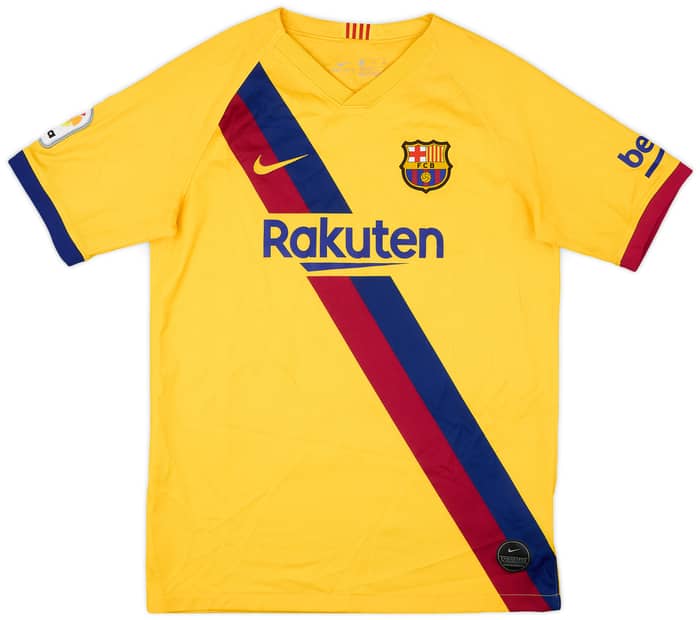 2019-20 Barcelona Away Shirt - 7/10 - (XL.Boys)