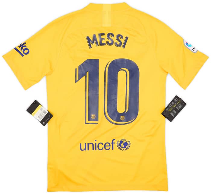 2019-20 Barcelona 'Senyera' Fourth Shirt Messi #10 (S)