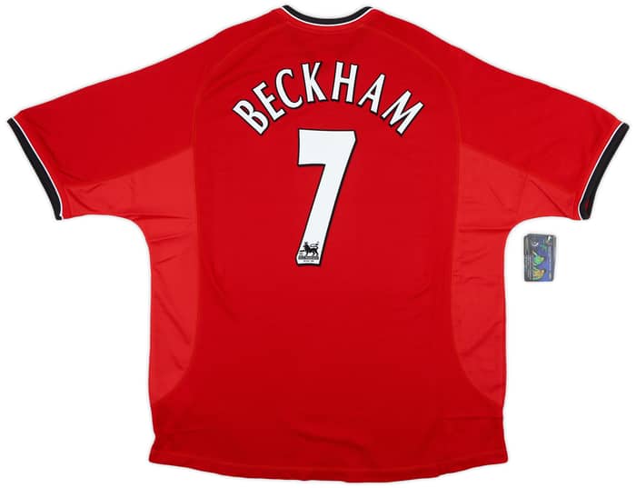2000-02 Manchester United Home Shirt Beckham #7 (XXL)