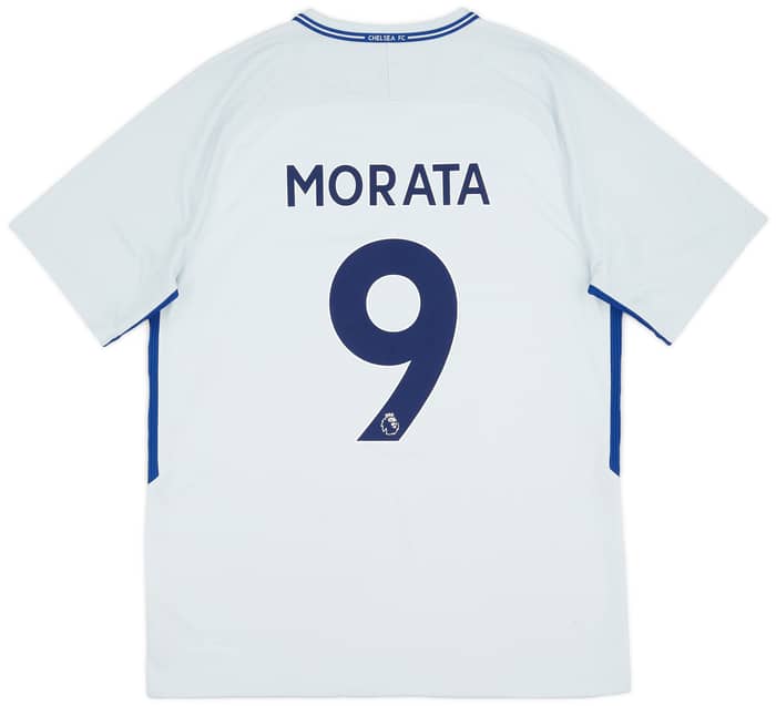 2017-18 Chelsea Away Shirt Morata #9 (L)