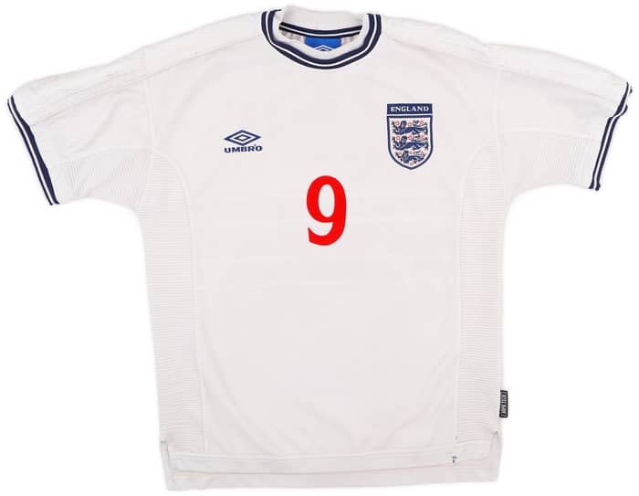 1999-01 England Home Shirt Shearer #9 - 5/10 - (M)