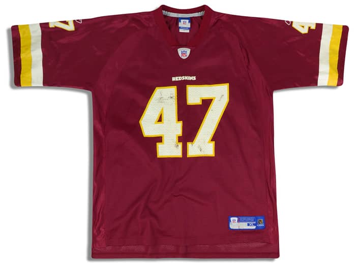 2005-06 Washington Redskins Cooley #47 Reebok On Field Jersey (Home) XL
