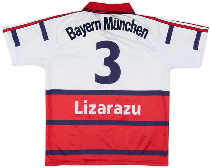 1998-00 Bayern Munich Away Shirt Lizarazu #3 - 6/10 - (L.Boys)