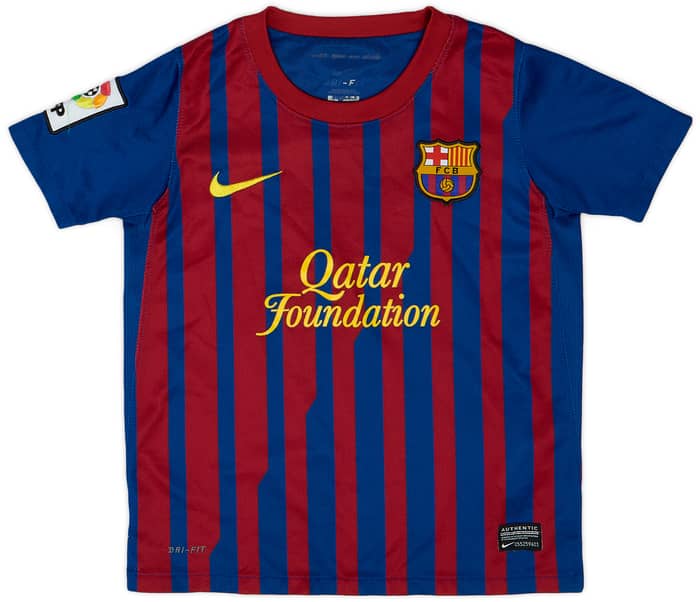 2011-12 Barcelona Home Shirt - 8/10 - (XS.Boys)