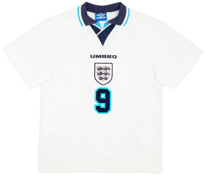 1995-97 England Home Shirt Shearer #9 - 7/10 - (M)