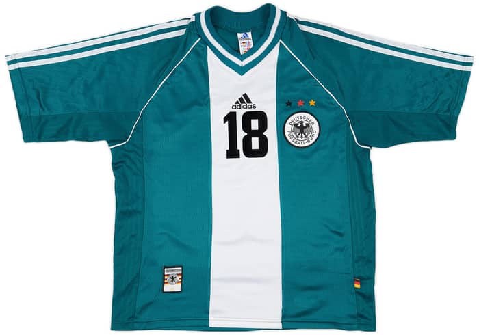 1998-00 Germany Away Shirt Klinsmann #18 - 8/10 - (M)
