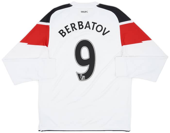 2010-12 Manchester United Away L/S Shirt Berbatov #9 - 7/10 - (M)