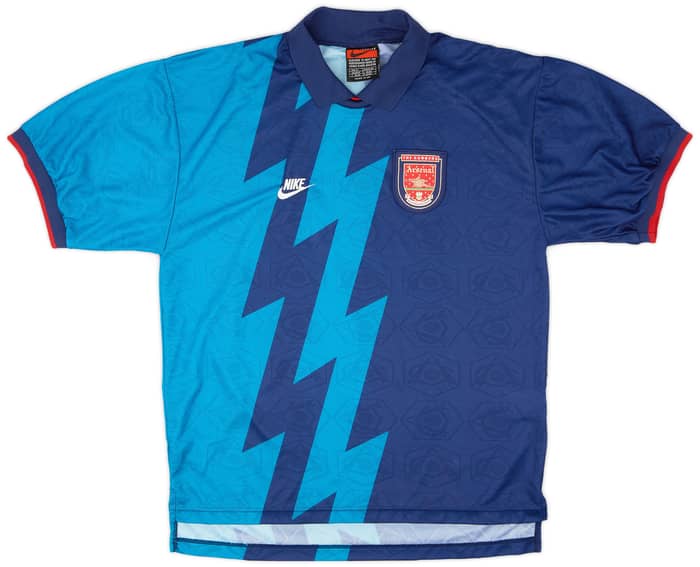 1995-96 Arsenal Player Issue Away Shirt Adams #6 - 9/10 - (XL)