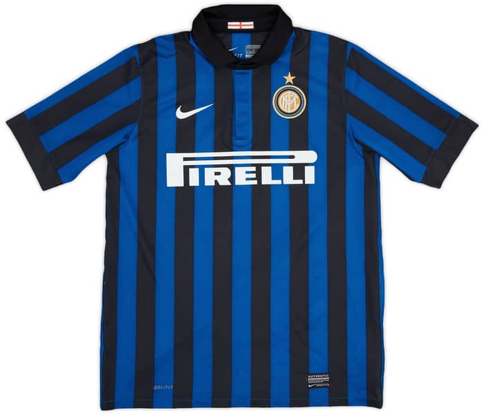 2011-12 Inter Milan Home Shirt J.Zanetti #4 - 5/10 - (L.Boys)