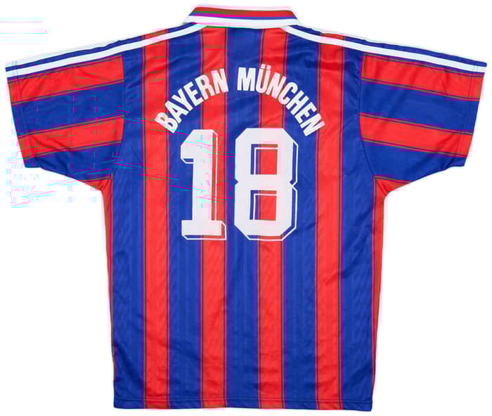 1995-97 Bayern Munich Home Shirt #18 - 7/10 - (S)