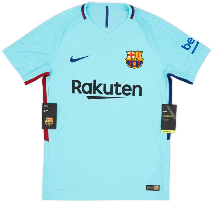 2017-18 Barcelona Authentic Away Shirt Messi #10