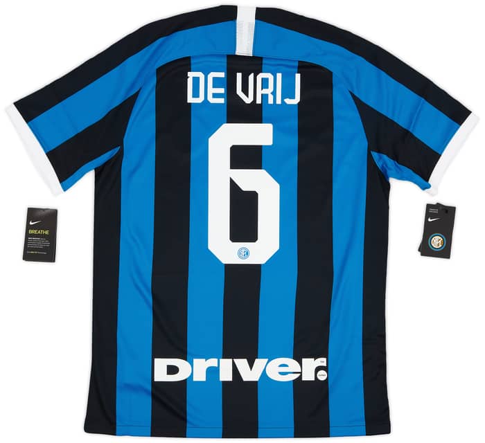 2019-20 Inter Milan Home Shirt De Vrij #6