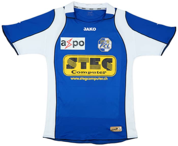 2007-08 FC Luzern Home Shirt Lustrinelli #16 - 7/10 - (S)