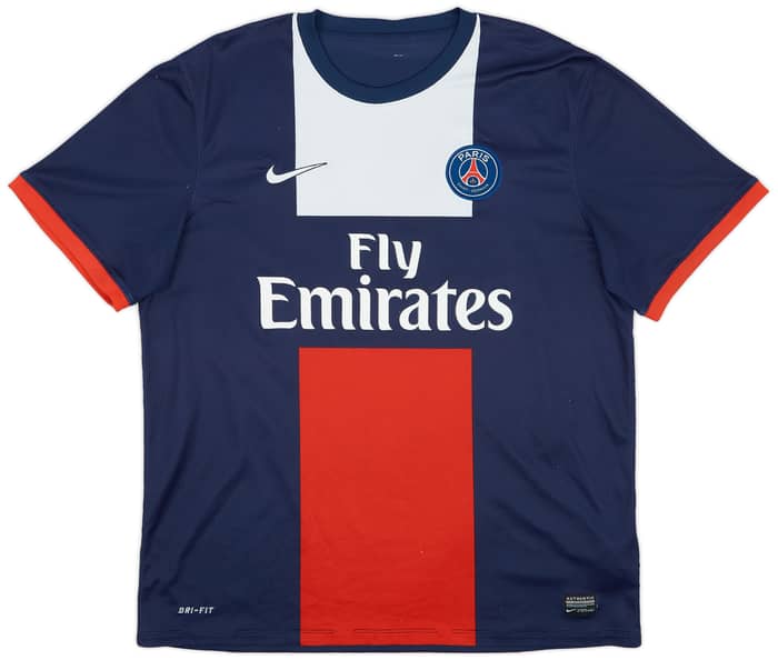 2013-14 Paris Saint-Germain Home Shirt Beckham #32 - 6/10 - (XL)