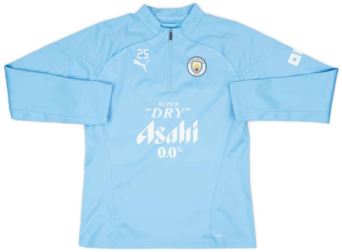 2023-24 Manchester City Player Issue 1/4 Zip Rain Top #25 (Akanji) - 7/10 - (S)
