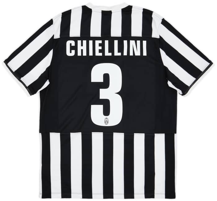 2013-14 Juventus Home Shirt Chiellini #3 - 7/10 - (L)