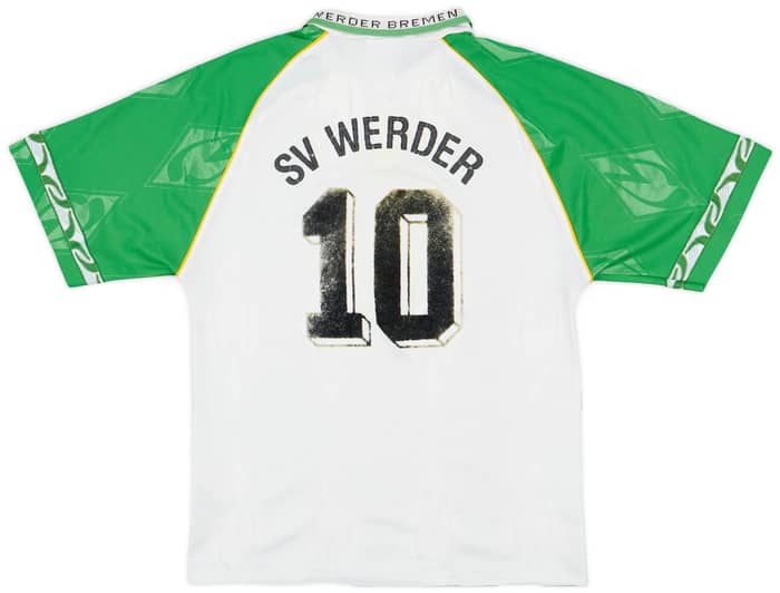 1995-96 Werder Bremen Home Shirt #10 - 5/10 - (S)