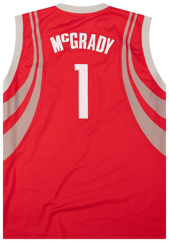2004-10 Authentic Houston Rockets McGrady #1 Champion Jersey (Away) XL