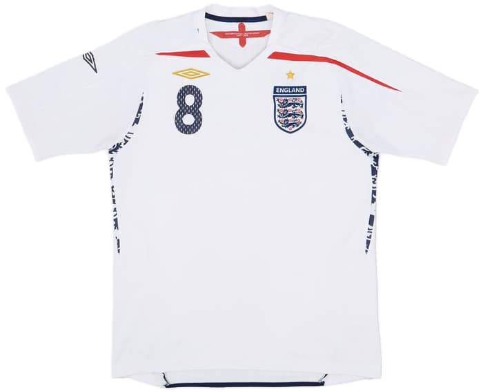 2007-09 England Home Shirt Lampard #8 - 6/10 - (L)