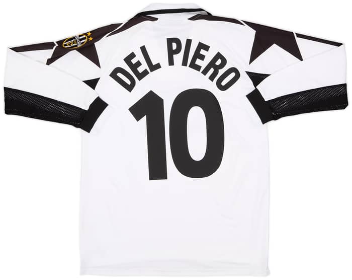 1998-99 Juventus Away L/S Shirt Del Piero #10 - 8/10 - (S)
