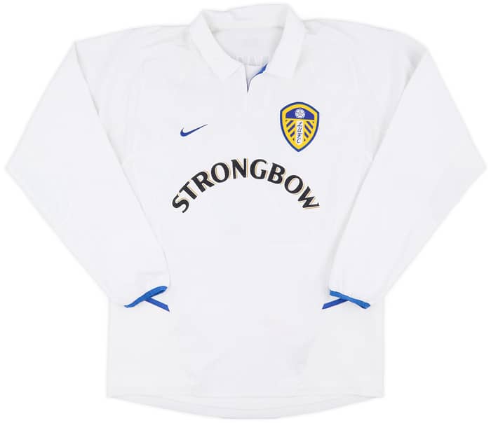 2002-03 Leeds United Home L/S Shirt Fowler #27 - 8/10 - (M)