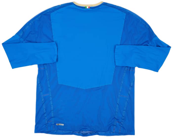2007-08 Italy Player Issue Home L/S Shirt - 8/10 - (XXL)