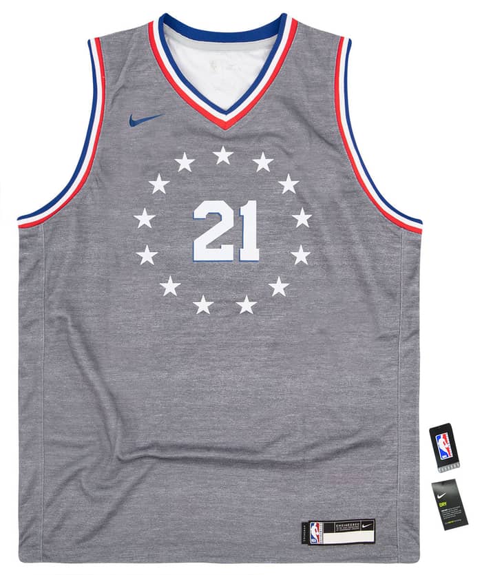 2018-19 Philadelphia 76ers Embiid #21 Nike Swingman Jersey (Alternate) Y - W/Tags