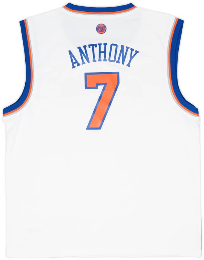 2012-14 New York Knicks Anthony #7 adidas Home Jersey - 6/10 - (L)