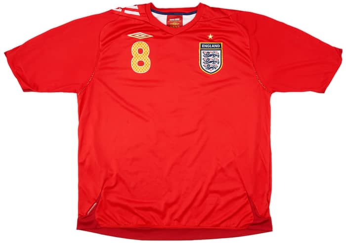 2006-08 England Away Shirt Lampard #8 - 6/10 - (XXL)
