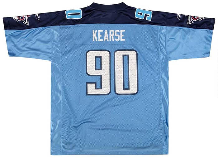 2002-03 Tennessee Titans Kearse #90 Reebok On Field Jersey (Alternate) S