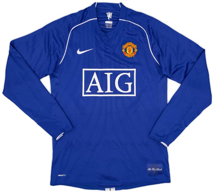 2007-08 Manchester United GK Shirt Van Der Sar #1 - 9/10 - (S)