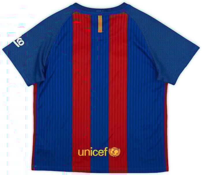 2016-17 Barcelona Home Shirt - 8/10 - (S.Boys)