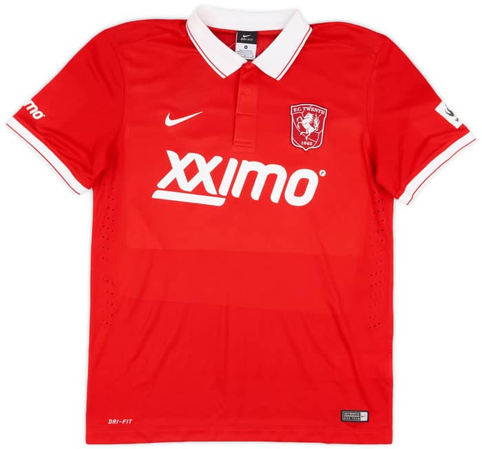 2014-15 FC Twente Match Issue Home Shirt Kusk #33