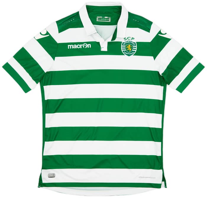 2015-16 Sporting CP Home Shirt - 5/10 - (XL)