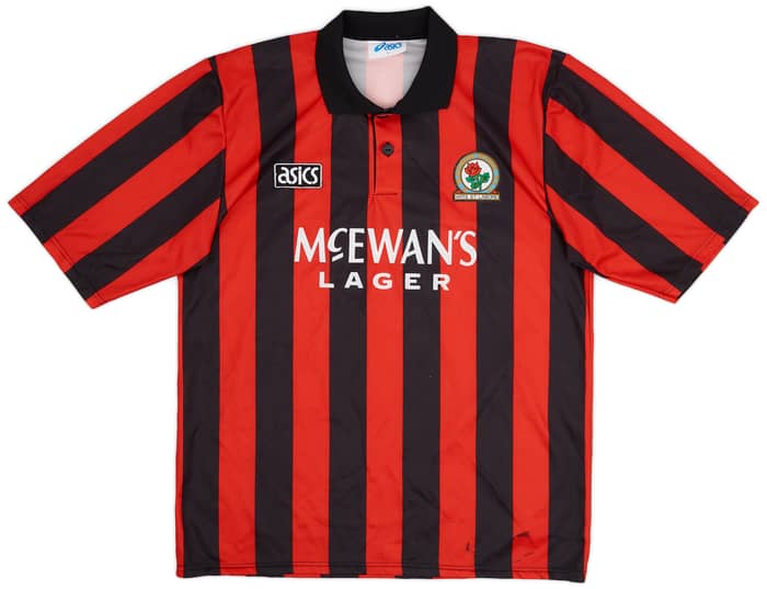 1994-95 Blackburn Away Shirt Shearer #9 - 6/10 - (L)