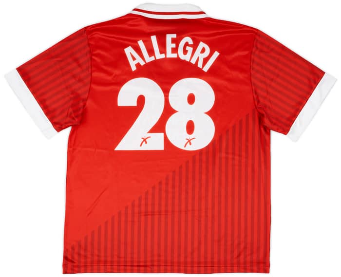 1995-96 Perugia Match Issue Home Shirt Allegri #28