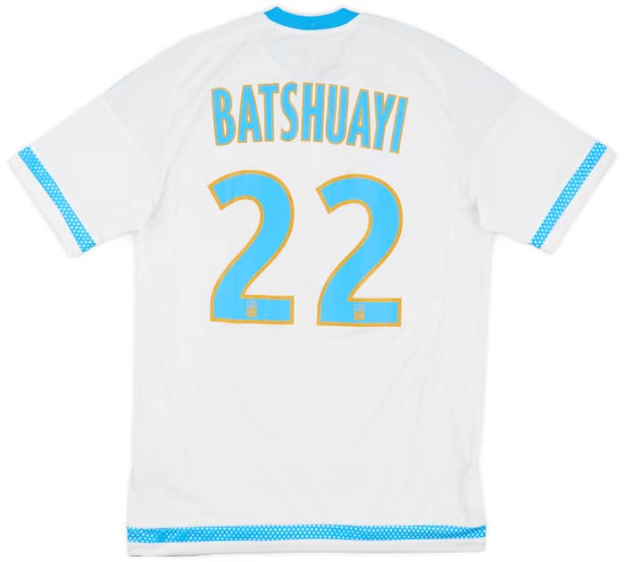 2015-16 Olympique Marseille Home Shirt Batshuayi #22 - 7/10 - (S)