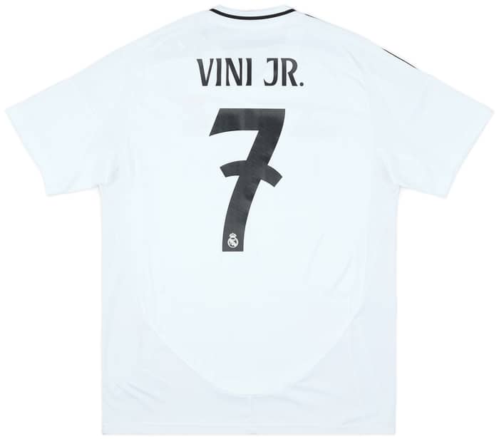 2024-25 Real Madrid Home Shirt Vini Jr #7