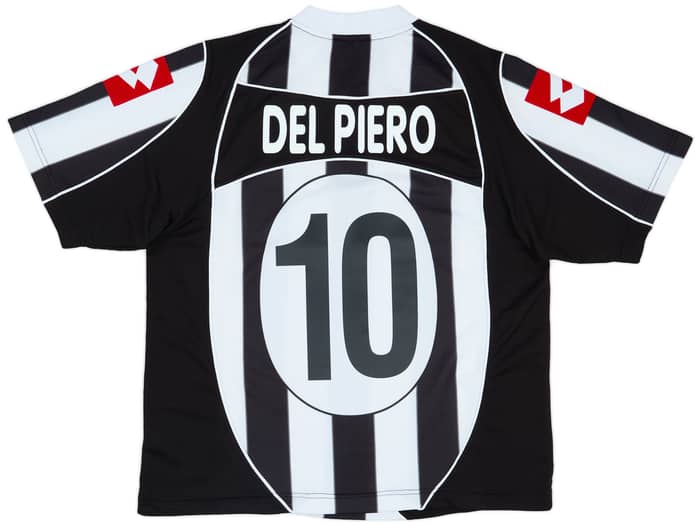 2002-03 Juventus Home Shirt Del Piero #10 - 8/10 - (XL)