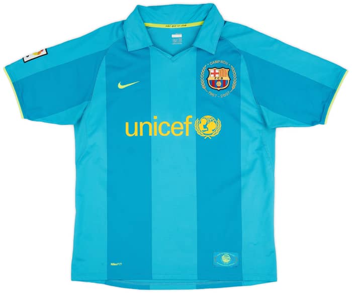 2007-09 Barcelona Away Shirt Messi #19