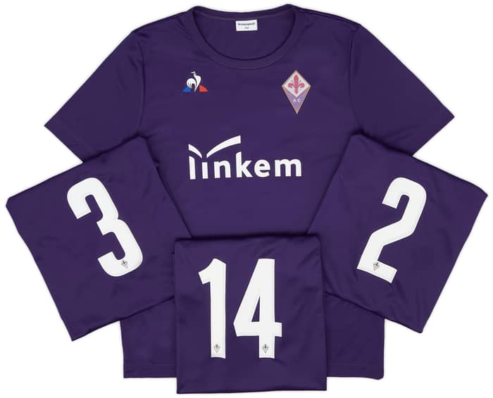2019-20 Fiorentina Le Coq Sportif Training Tee # - 3/10 - (14 Years)