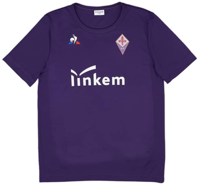 2019-20 Fiorentina Le Coq Sportif Training Tee # - 3/10 - (14 Years)