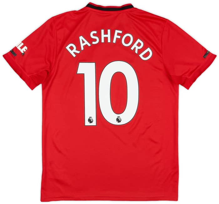 2019-20 Manchester United Home Shirt Rashford #10 - 5/10 - (M)