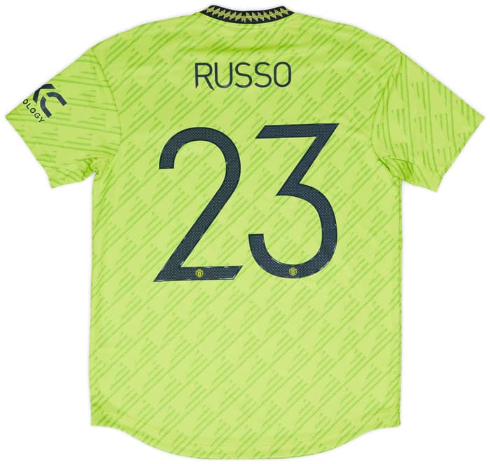 2022-23 Manchester United Authentic Third Shirt Russo #23 (L)