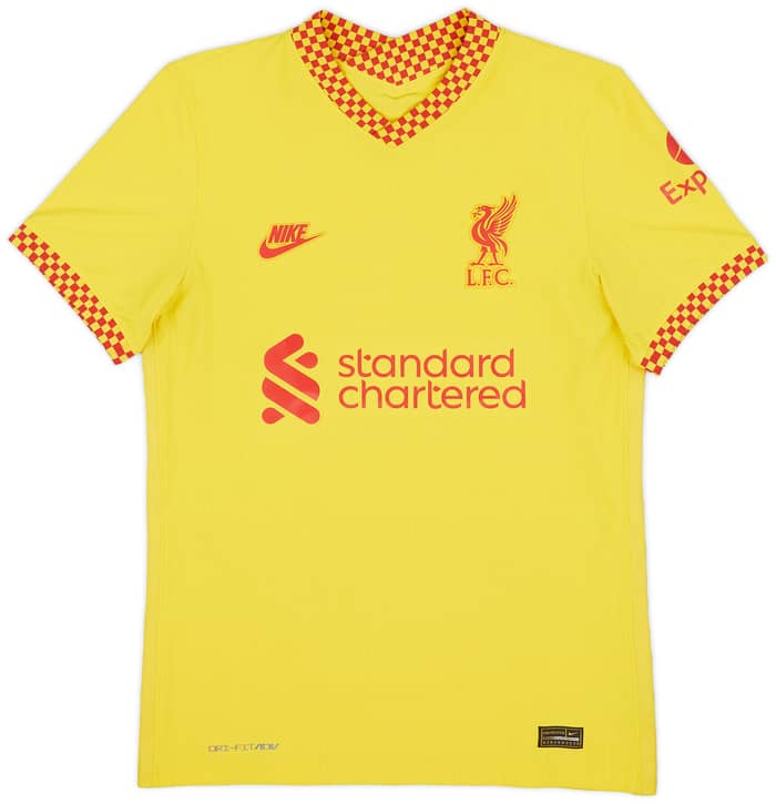 2021-22 Liverpool Authentic Third Shirt Virgil #4 - 8/10 - (S)